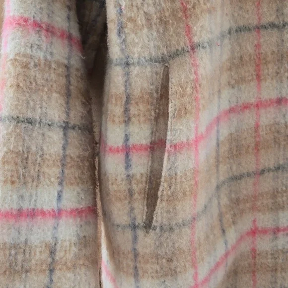 Bernardo plaid wool blend coat - Picture 3 of 4